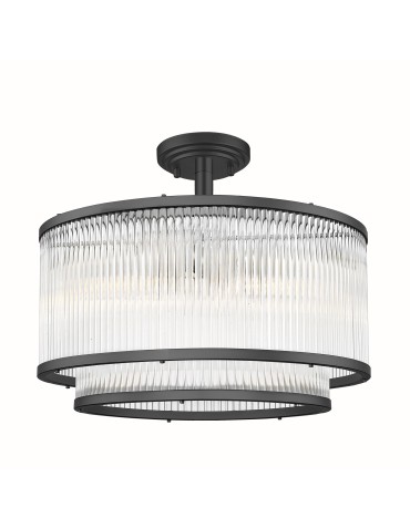 Zuma Line Sergio Lampa Sufitowa Czarny Mat C0528-05H-P7Ac