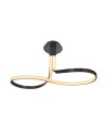 Zuma Line Viso Lampa Sufitowa Czarny Mx9932-1-3Bd