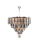 Lampy wiszące - Zuma Line Versailles Lampa Wisząca Chrom/Przezroczysty Dymiony 17701/20 - product 1