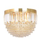 Lampy sufitowe z kryształami - Zuma Line Charlotte Lampa Sufitowa Złoty/Przezroczysty Fc19003/5 - produkt 1