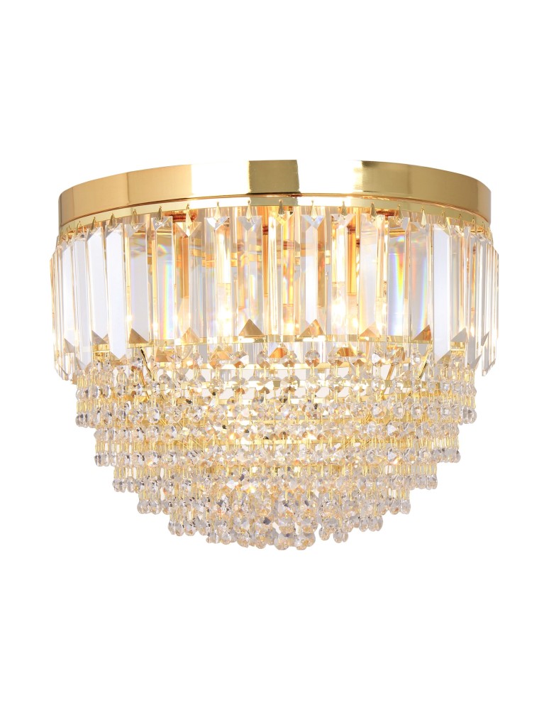 Zuma Line Charlotte Lampa Sufitowa Złoty/Przezroczysty Fc19003/5