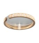 Lampy sufitowe LED - Zuma Line Muriel Lampa Sufitowa Francuskie Złoto/Piaskowa Biel Mx4996-1-3Gwd - product 1