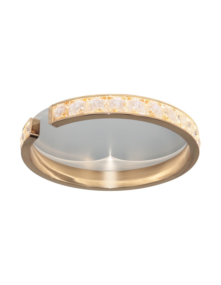 Lampy sufitowe LED - Zuma Line Muriel Lampa Sufitowa Francuskie Złoto/Piaskowa Biel Mx4996-1-3Gwd - produkt kolory-swiatla.pl 1