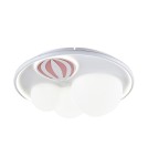 Lampy sufitowe dziecięce - Zuma Line Focus Lampa Sufitowa Dziecięca 3-stopniowe ściemnianie Kolorowa MX4148-1-DWFD - product 3