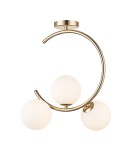 Lampy sufitowe kule - Zuma Line Molecule Lampa Sufitowa Złoto Francuskie C0454-03Q-F7Aa - product 1