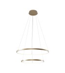Lampy wiszące okręgi - Zuma Line Breno Wisząca z Przełącznikiem Barwy Światła 3000K/4000K/6000K Złoty 18140GD-2 - product 1