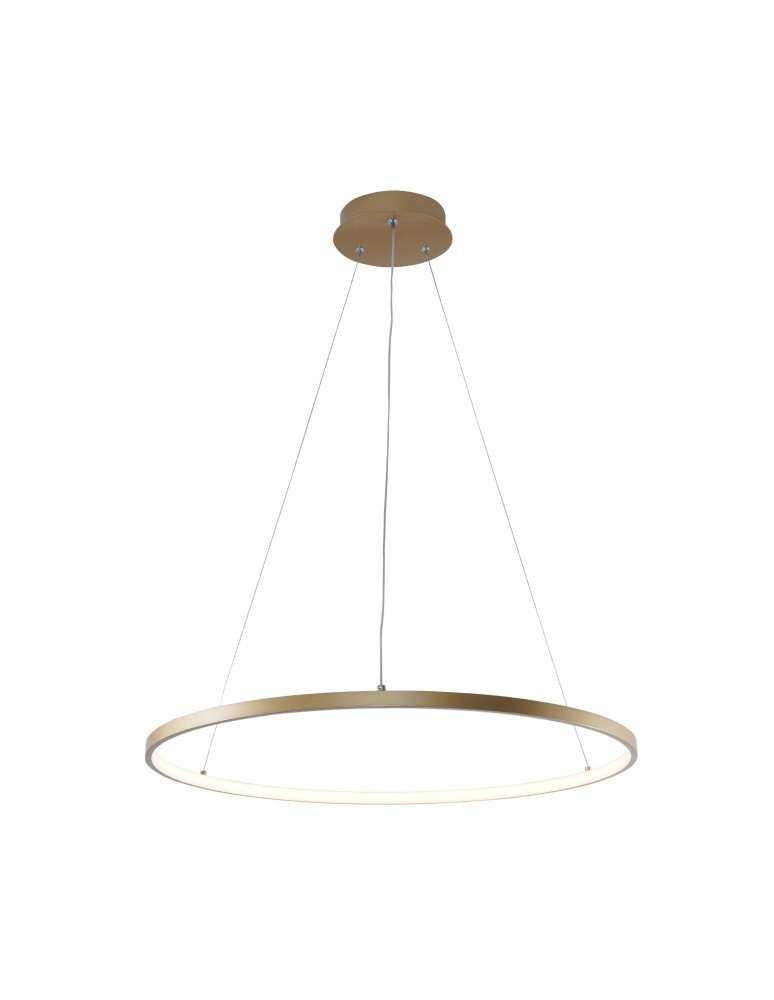 Lampy wiszące okręgi - Zuma Line Breno Wisząca z Przełącznikiem Barwy Światła 3000K/4000K/6000K Złoty 2023201-GD60 - produkt kolory-swiatla.pl 1