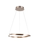 Lampy wiszące okręgi - Zuma Line Girona Lampa Wisząca Piaskowy/Nikiel Md9190-1S-3Nt - produkt 3