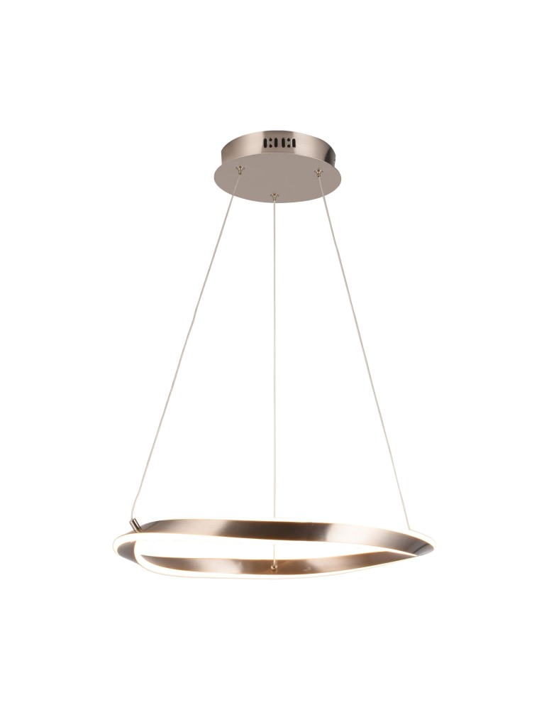 Zuma Line Girona Lampa Wisząca Piaskowy/Nikiel Md9190-1S-3Nt