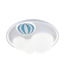 Lampy sufitowe dziecięce - Zuma Line Focus Lampa Sufitowa Dziecięca 3-stopniowe ściemnianie Kolorowa MX4148-1-DWLD - product 3