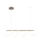 Lampy wiszące nowoczesne - Zuma Line Balbo Wisząca z Funkcją Zmiany Barwy Światła 3000K/4000K/6000K Złoty 20006PM-GD - produkt 1