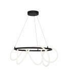 Lampy wiszące LED - Zuma Line Balbo Wisząca z Funkcją Zmiany Barwy Światła 3000K/4000K/6000K Czarny 20006PL-BK - produkt 1