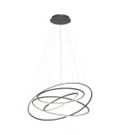 Lampy wiszące - Paul Neuhaus Tessara Wisząca Z Pilotem Z Regulacją Barwy Światła I Ściemnianiem Antracyt 2124-13 - product 1