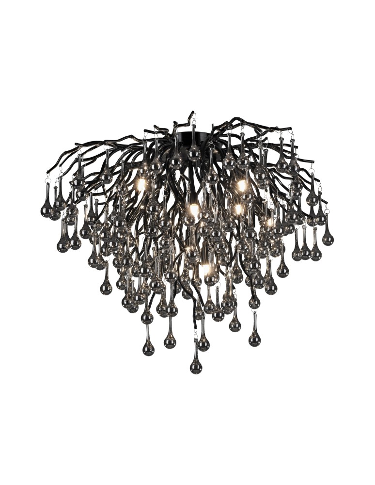 Lampy sufitowe - Paul Neuhaus Icicle Sufitowa 9xG9 Czarny 8091-18 - produkt kolory-swiatla.pl 1