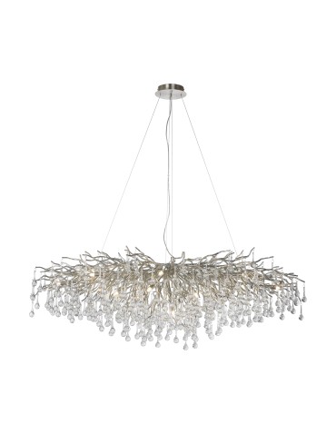 Paul Neuhaus Icicle 75cm Żyrandol Lampa Wisząca 15xG9 Stalowy 2031-55
