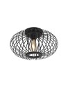 Leuchten Direkt Racoon Sufitowa Naturalne Drewno Bambus 1Xe27 Ciemne Drewno 11410-18