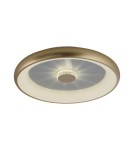 Lampy sufitowe - Leuchten Direkt Vertigo 61cm Sufitowa Z Pilotem Z Regulacją Barwy Światła I Ściemnianiem Mosiądz Mat 14386-60 - product 1