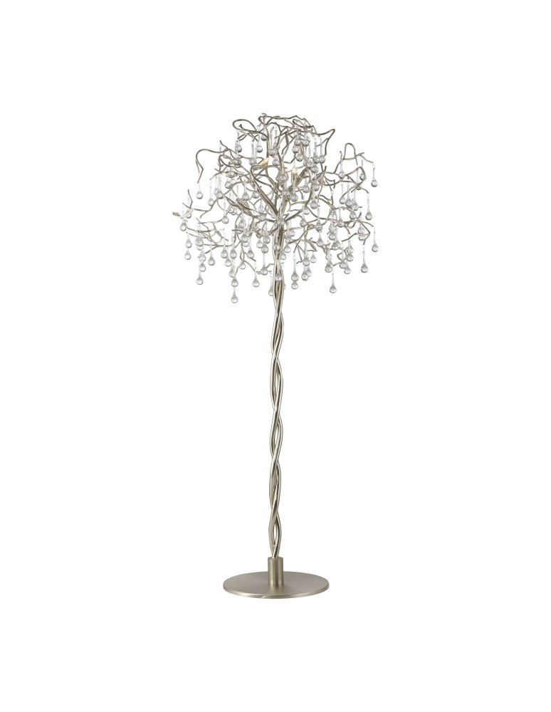 Lampy podłogowe glamour - Paul Neuhaus Icicle Lampa Podłogowa 5Xg9 Stalowy 232-55 - produkt kolory-swiatla.pl 1