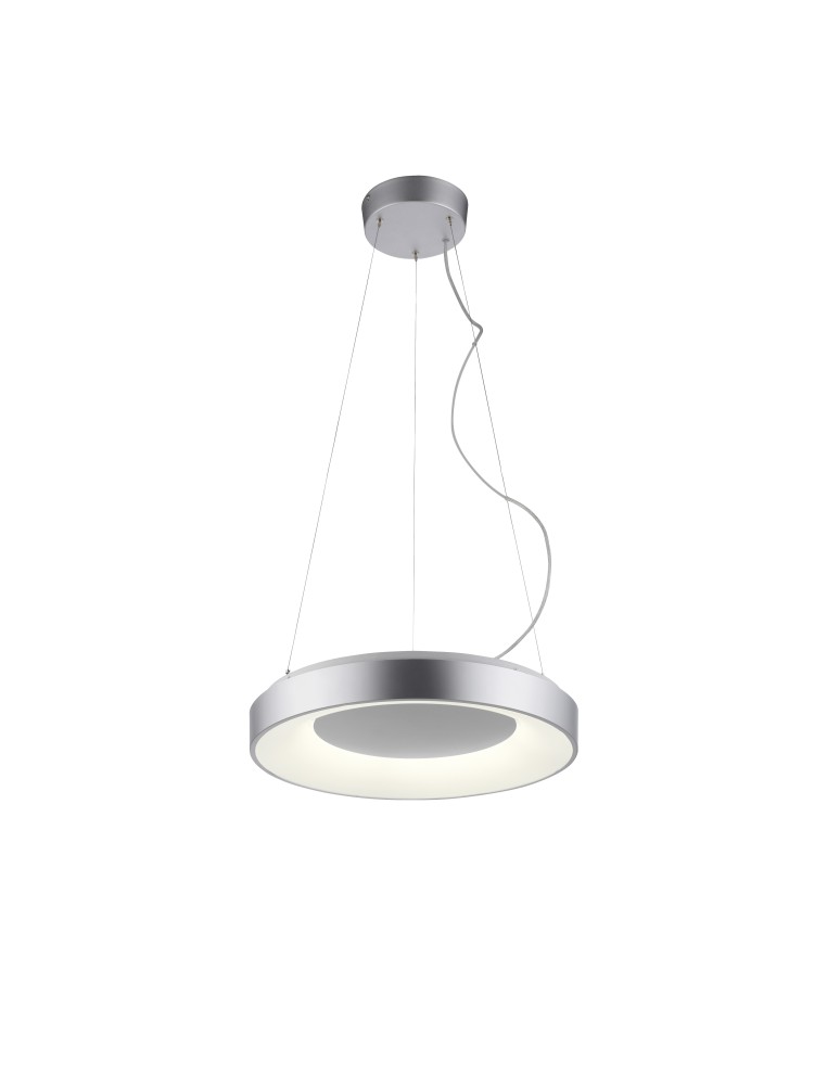 Lampy wiszące - Leuchten Direkt Keto Anika Wisząca Z Pilotem Z Regulacją Barwy Światła I Ściemnianiem Srebrny 17075-21 - produkt kolory-swiatla.pl 1