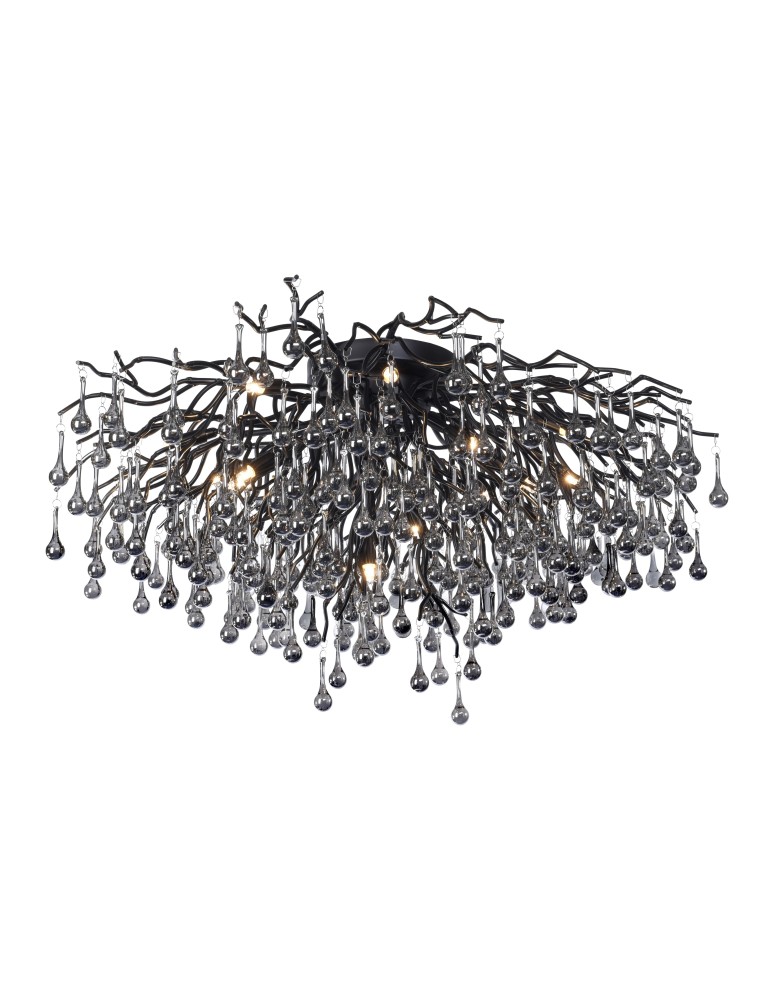 Lampy sufitowe - Paul Neuhaus Icicle 100cm Lampa Sufitowa 14Xg9 Czarny 8092-18 - produkt kolory-swiatla.pl 1