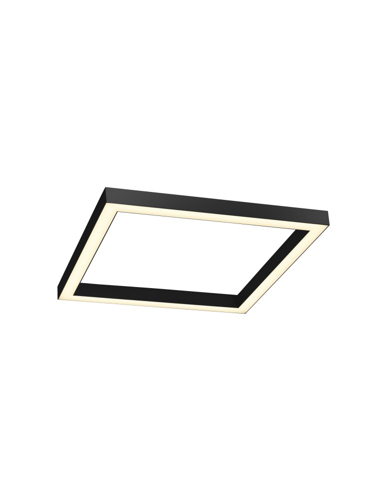 Lampy sufitowe - Paul Neuhaus Pure-Lines 55cm Sufitowa Z Pilotem Z Regulacją Barwy Światła I Ściemnianiem Antracyt 6022-13 - produkt kolory-swiatla.pl 1