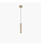 Lampy wiszące - Paul Neuhaus Pure-Vega Wisząca Sterowanie Ręczne W Kloszu 7 Wariantów Świecenia Mosiądz Mat 2211-60 - product 1