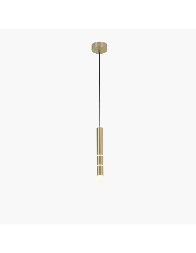 Lampy wiszące - Paul Neuhaus Pure-Vega Wisząca Sterowanie Ręczne W Kloszu 7 Wariantów Świecenia Mosiądz Mat 2211-60 - produkt kolory-swiatla.pl 1