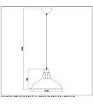 Lampy wiszące - Lucide BRASSY-BIS Wisząca E27 31cm 43401/31/30 - product 5