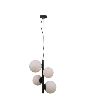 Italux Riga Wisząca Czarny satynowany 4xE14, E27 5W PND-44213-4A-SBL - produkt 2