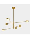 Italux Remdal Wisząca Złoty 6xLED 36W 4000K PND-16374-6-COP-GD-4K