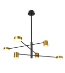 Lampy wiszące LED - Italux Remdal Wisząca Złoty 6xLED 36W 4000K PND-16374-6-BK-GD-4K - product 1