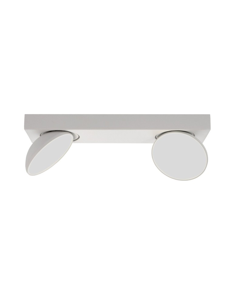 Lampy sufitowe reflektory - Italux Castelio Reflektor/Spot biały 2xLED 10W 4000K SPL-31976-2B-WH - product kolory-swiatla.pl 2