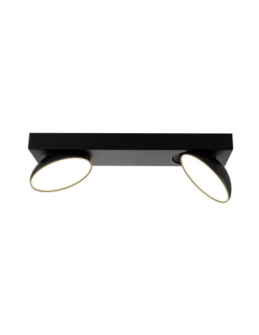 Italux Castelio Reflektor/Spot czarny 2xLED 10W 4000K SPL-31976-2B-BK