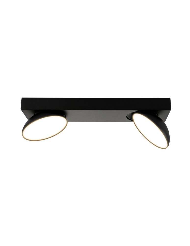 Italux Castelio Reflektor/Spot czarny 2xLED 10W 4000K SPL-31976-2B-BK