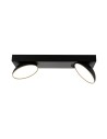 Italux Castelio Reflektor/Spot czarny 2xLED 10W 4000K SPL-31976-2B-BK