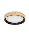 Italux Campelo Plafon Drewniany, czarny 1xLED 25W 4000K PLF-4350-25W-WD-BK-4K