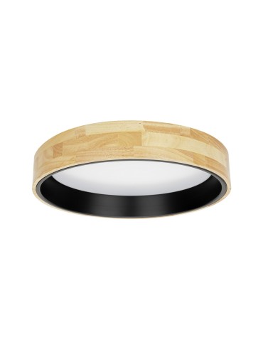 Italux Campelo Plafon Drewniany, czarny 1xLED 25W 4000K PLF-4350-25W-WD-BK-4K - produkt 2