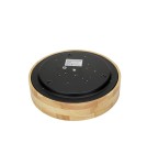 Lampy sufitowe drewniane - Italux Campelo Plafon Drewniany, czarny 1xLED 20W 4000K PLF-4350-20W-WD-BK-4K - product 3