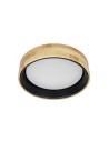 Italux Campelo Plafon Drewniany, czarny 1xLED 20W 4000K PLF-4350-20W-WD-BK-4K