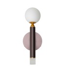 Kinkiety - Italux Laon Kinkiet Brązowy, złoty 1xLED 2W+4W 3000K WL-2018109-1 - product 2