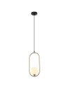 Italux Lupus Wisząca Brąz antyczny, biały 1xG9 25W PND-3965-1-BRO
