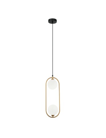 Italux Lupus Wisząca Brąz antyczny, biały 2xG9 25W PND-3965-2-BRO - produkt 2
