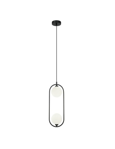 Italux Lupus Wisząca Czarny, biały 2xG9 25W PND-3965-2-BK - produkt 2
