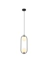 Italux Lupus Wisząca Czarny, biały 2xG9 25W PND-3965-2-BK