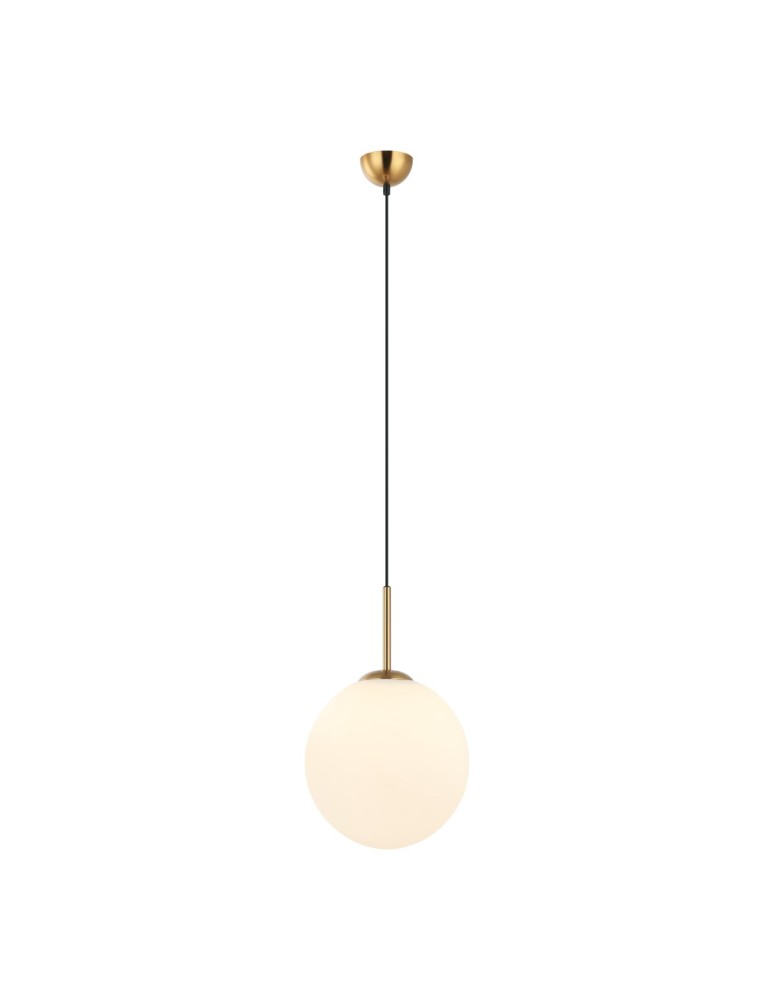 Italux Deore Wisząca Brąz antyczny, biały 1xE27 40W PND-5578-1L-BRO