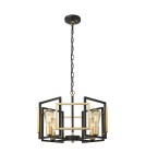 Żyrandole - Italux Primero Wisząca Złoty, czarny mat 4xE27 60W PND-44003-4-BK-GD - product 1