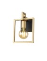 Italux Primero Kinkiet Złoty, czarny mat 1xE27 60W WL-44003-1-BK-GD