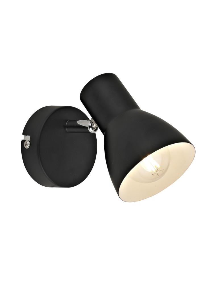 Italux Riado Reflektor/Spot Czarny 1xE14 40W SPL-3422-1-BL Italux Riado Reflektor/Spot Czarny 1xE14 40W SPL-3422-1-BL