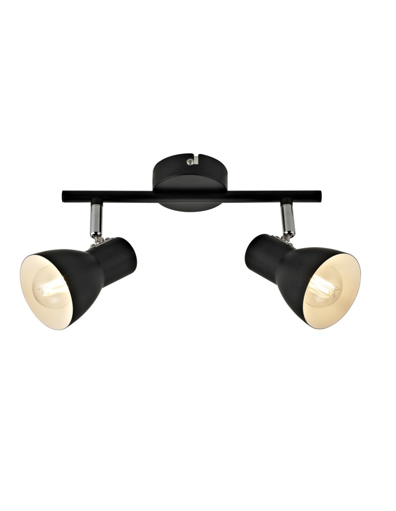 Italux Riado Reflektor/Spot Czarny 2xE14 40W SPL-3422-2-BL