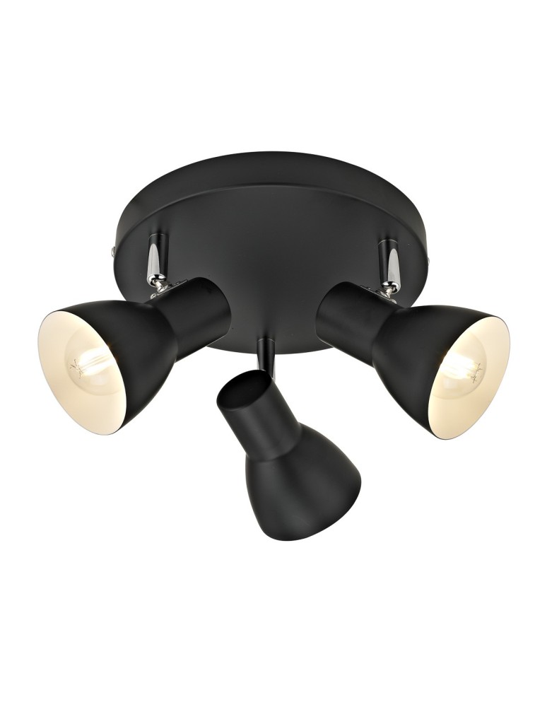 Italux Riado Reflektor/Spot Czarny 3xE14 40W SPL-3422-3-BL